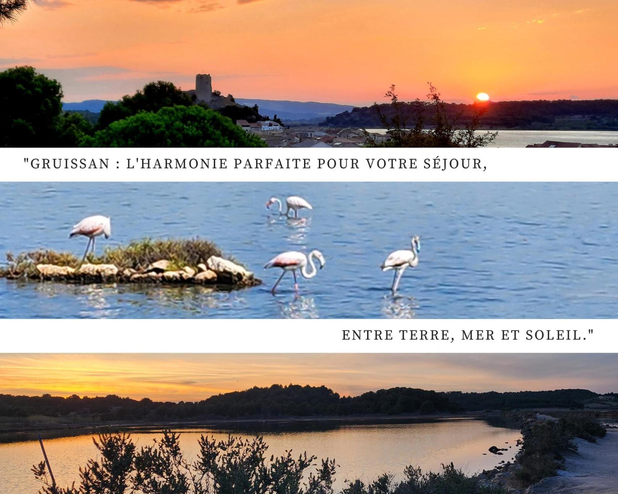- L'Horizon Bleu - Cocon Romantique Avec Vue Mer Panoramique Gruissan Exterior photo